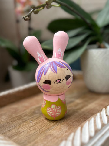 Bunny (pink/olive)