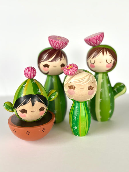 Potted Cactus Girl