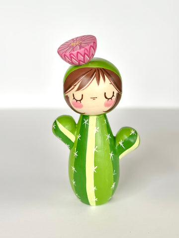 Large Cactus Girl (eyes closed)